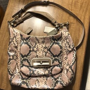 Coach Snakeskin Shoulder Bag